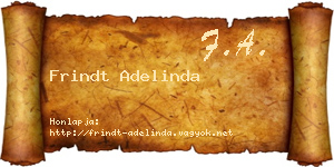 Frindt Adelinda névjegykártya